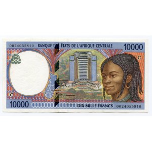 Central African States Congo 10000 Francs 2000 C