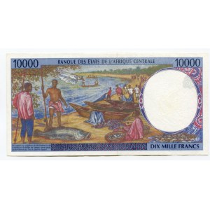 Central African States Congo 10000 Francs 2000 C