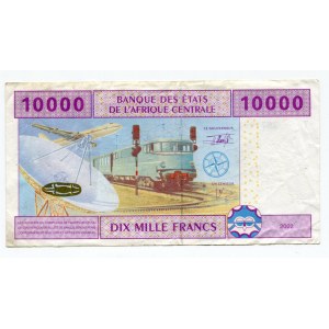 Central African States Congo 10000 Francs 2002 T