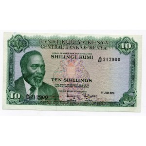 Kenya 10 Shillings 1973