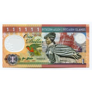 Pitcairn 1 Dollar 2018 Specimen