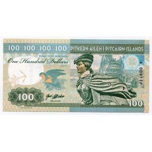 Pitcairn 100 Dollars 2018 Specimen