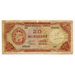 Somalia 20 Shillings 1966