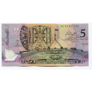 Australia 5 Dollars 1993