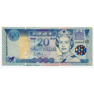 Fiji 20 Dollars 2002