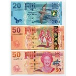 Fiji Lot of 10 Notes 2007 - 2013