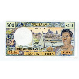 French Pacific Territories 500 Francs 1992 (ND)