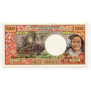 French Pacific Territories 1000 Francs 1996 (ND)