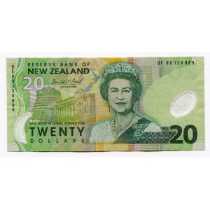 New Zealand 20 Dollars 1999