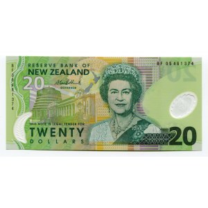 New Zealand 20 Dollars 2005