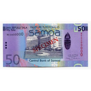 Samoa 50 Tala 2008 (ND) Specimen