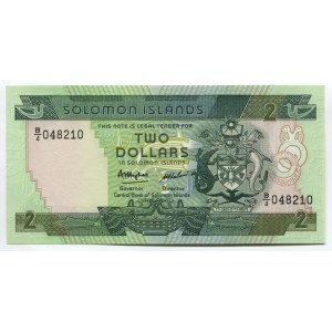 Solomon Islands 2 Dollars 1986