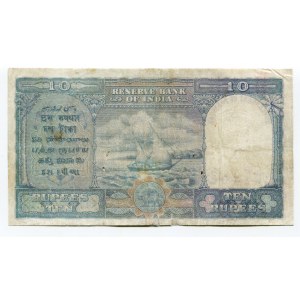 Pakistan 10 Rupees 1948 (ND)