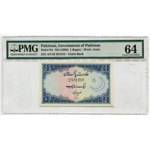 Pakistan 1 Rupee 1964 (ND) PMG 64