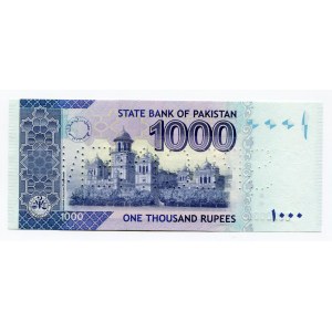 Pakistan 1000 Rupees 2006 Specimen