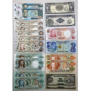 Philippines Lot of 19 Banknotes 20th Century