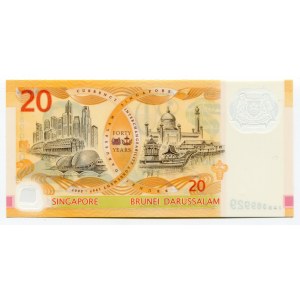 Singapore 20 Dollars 2007