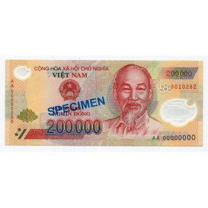 Vietnam 200000 Dong 2006 - 2014 Specimen