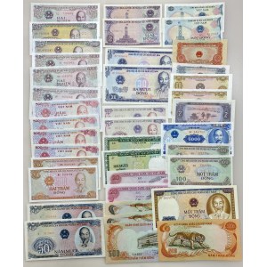 Vietnam Lot of 39 Banknotes 20th Century