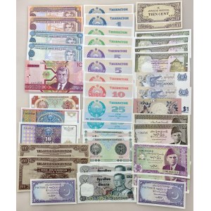 Asia Lot of 40 Banknotes 20th-21st Century