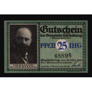 Lithuania Memel 25 Pfennig 1921