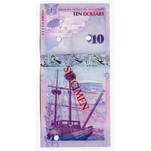 Bermuda 10 Dollars 2009 Specimen