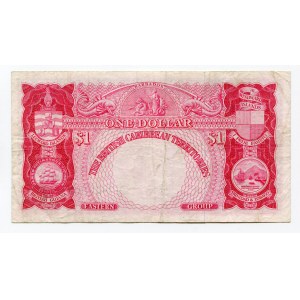 British West Indies 1 Dollar 1961