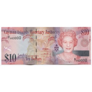 Cayman Islands 10 Dollars 2010 Fine Serial