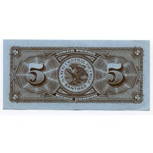 Chile 5 Pesos 1927