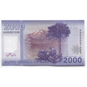 Chile 2000 Pesos 2012