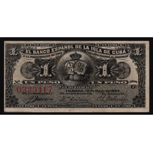 Cuba 1 Peso 1896