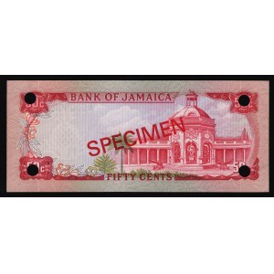 Jamaica 50 Cents 1970 Specimen