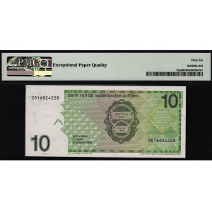 Netherlands Antilles 10 Gulden 1986 PMG 66 EPQ