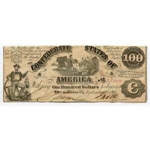 United States 100 Dollars 1861