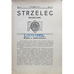 STRZELEC. Za styczeń 1917. Rok II. (powinien chyba być III-ci ?). Zeszyt 3. Format jw. s. 40. Brosz. wyd...