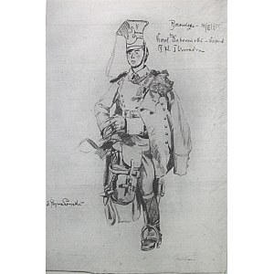 [POCKET]. Seriea XXVI. Lancers of the 1st Regiment. Drawn by Z. Rozwadowski. Nakł. Central Publishing Office of the N. K. N..