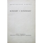 PORAJ KRZYSZTOF. Koszary i koszmary. Lwów/Warszawa [1938]. Wyd., i druk Księgarnia Polska Bernard Połoniecki...