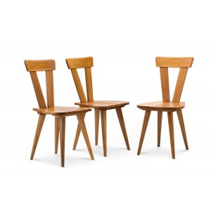 3 stools - designed by Olgierd Szlekys and Władysław Wincze