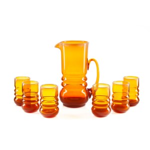 Set of jug and six glasses - designed by Lucyna PIJACZEWSKA