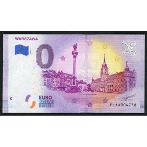 Pierwszy polski banknot 0 euro Warszawa