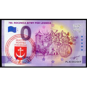Banknot 0 euro Legnica z pamiątkowym nadrukiem