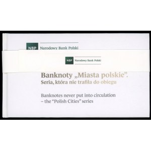 Miasta polskie – książeczka z banknotami wydana przez NBP