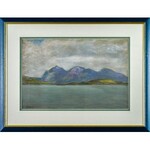 Wladyslaw SERAFIN (1905-1988), Wasserlandschaft mit Bergen im Hintergrund