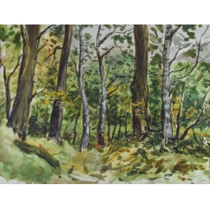 Wladyslaw SERAFIN (1905-1988), In the forest