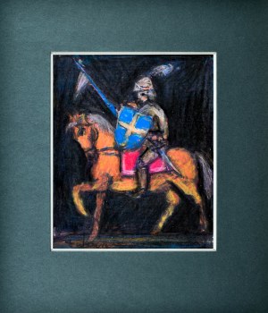 Eugeniusz TUKAN - WOLSKI (1928-2014), Rycerz na koniu I