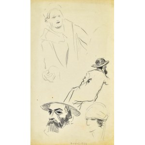 Henryk UZIEMBŁO (1879-1949), Szkice postaci, 1932