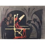 Karol Frycz (1877-1963), „Król w podziemiach” (ze sztuki Jerzego Żuławskiego „Eros i Psyche”, 1904)