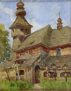 Jerzy Karszniewicz (1878-1945), Drewniany kościół