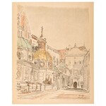 Ignacy Pieńkowski (1877-1948), Fragment katedry z kaplicą Zygmuntowską