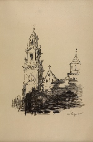 Leon Wyczółkowski (1852-1936), Katedra Wawelska, 1915